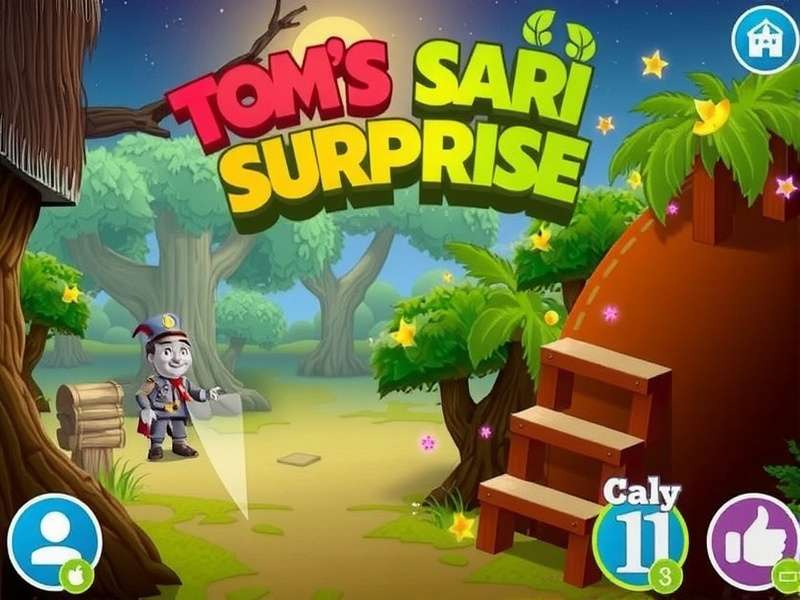Colorful gameplay of Tom S Sari Surprise showing saree selection Tom S Sari Surprise Game Screenshot